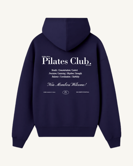 Pilates Club Relaxed Hoodie - Navy
