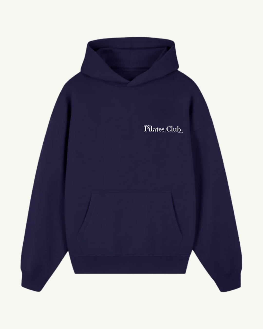 Pilates Club Relaxed Hoodie - Navy