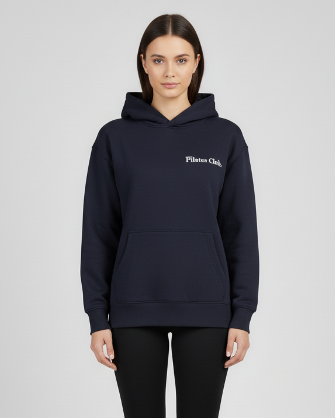 Pilates Club Relaxed Hoodie - Navy